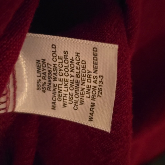 LIZ CLAIBORNE BRAND WOMEN'S PLUS SIZE BURGUNDY SKIRT SIZE XXL - Picture 11 of 12